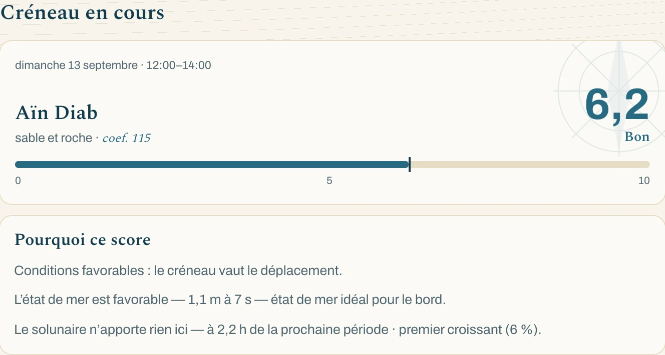 Un spot. Un créneau. Les conditions expliquées.
